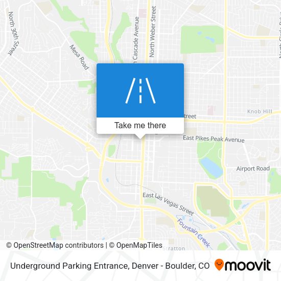 Underground Parking Entrance map