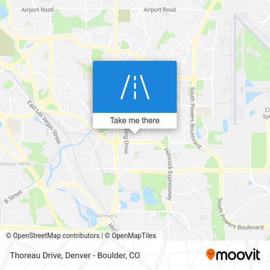 Thoreau Drive map