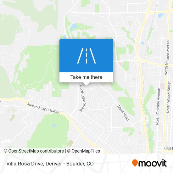 Mapa de Villa Rosa Drive