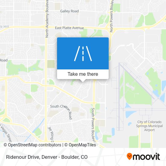 Ridenour Drive map
