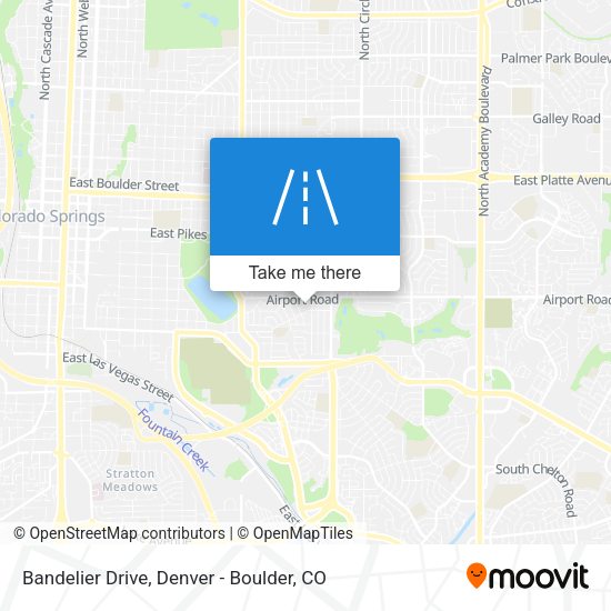 Mapa de Bandelier Drive