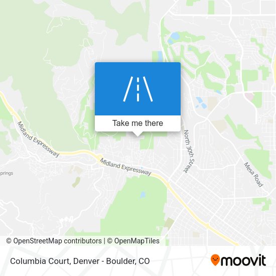 Columbia Court map