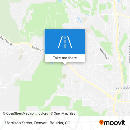 Morrison Street map