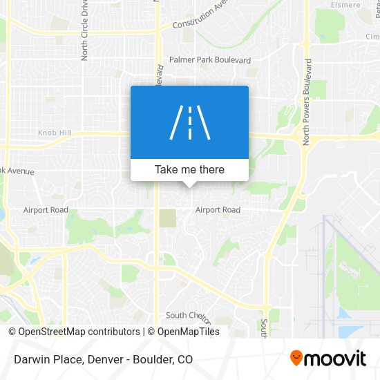Darwin Place map