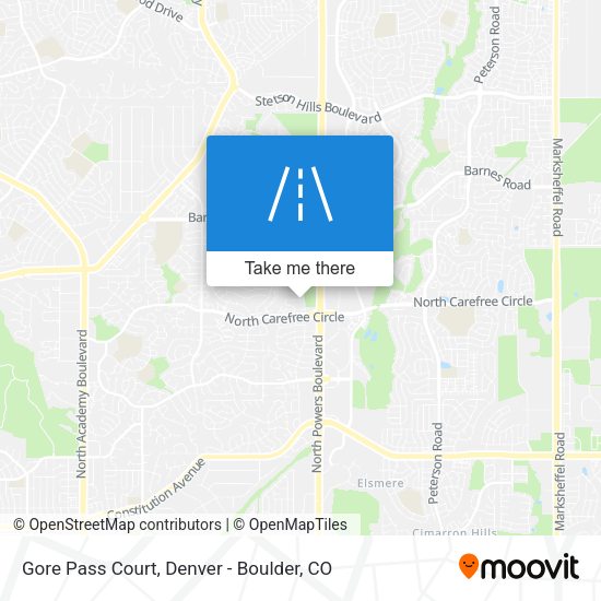 Gore Pass Court map