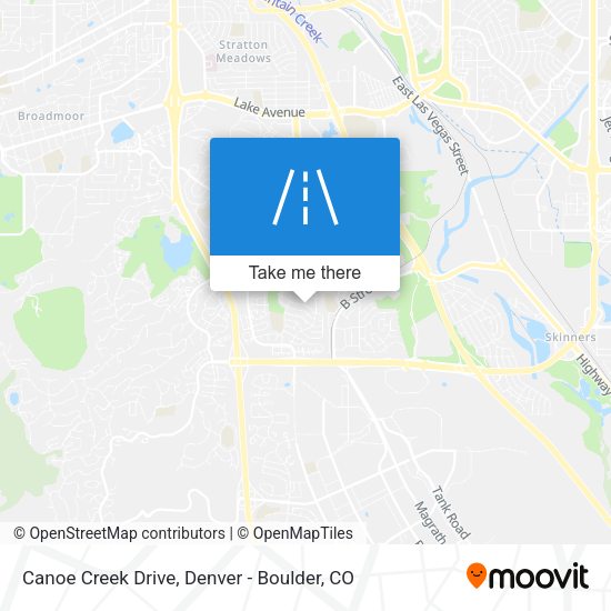 Mapa de Canoe Creek Drive
