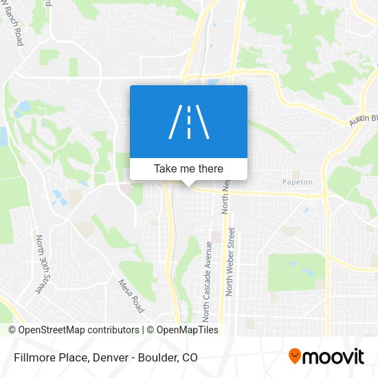 Fillmore Place map