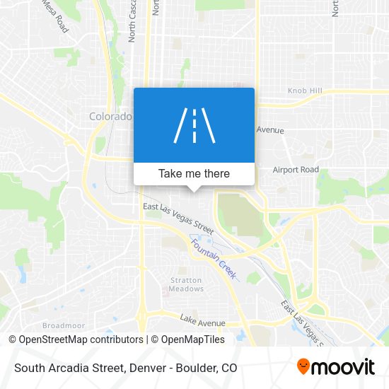 South Arcadia Street map