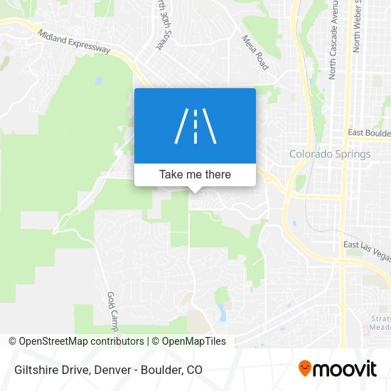 Mapa de Giltshire Drive