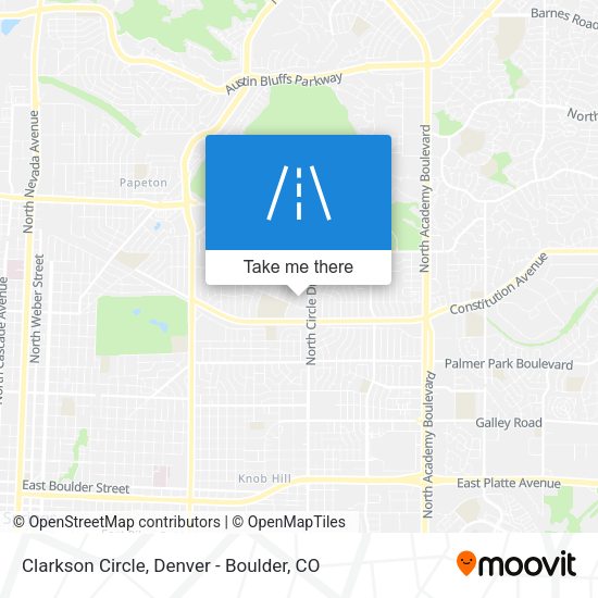 Mapa de Clarkson Circle