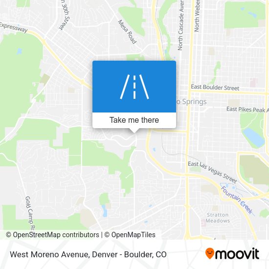 Mapa de West Moreno Avenue