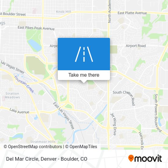 Del Mar Circle map