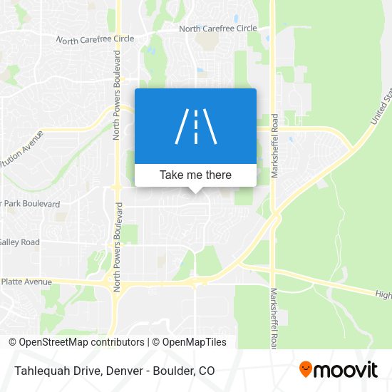 Mapa de Tahlequah Drive
