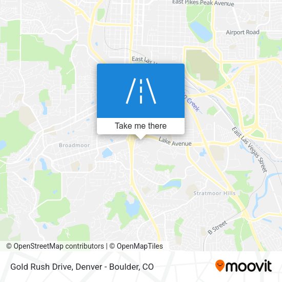 Mapa de Gold Rush Drive