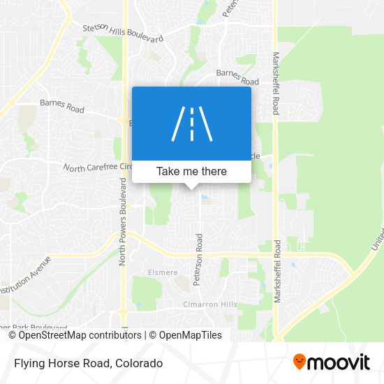 Flying Horse Road map