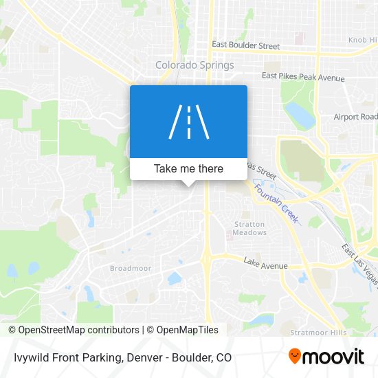 Mapa de Ivywild Front Parking