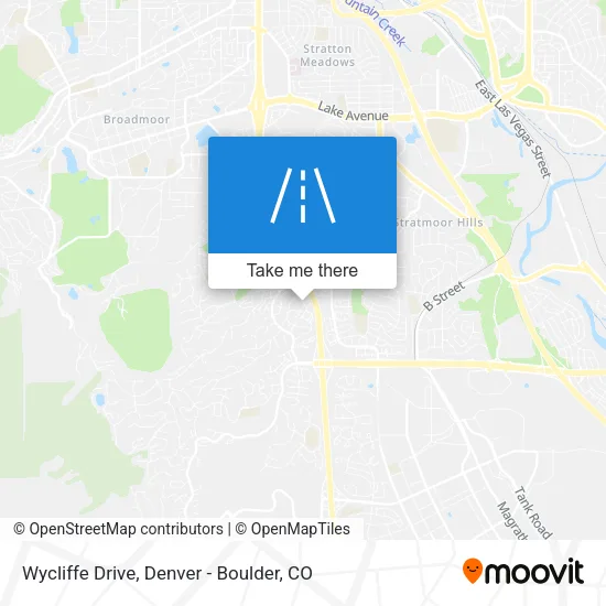 Wycliffe Drive map