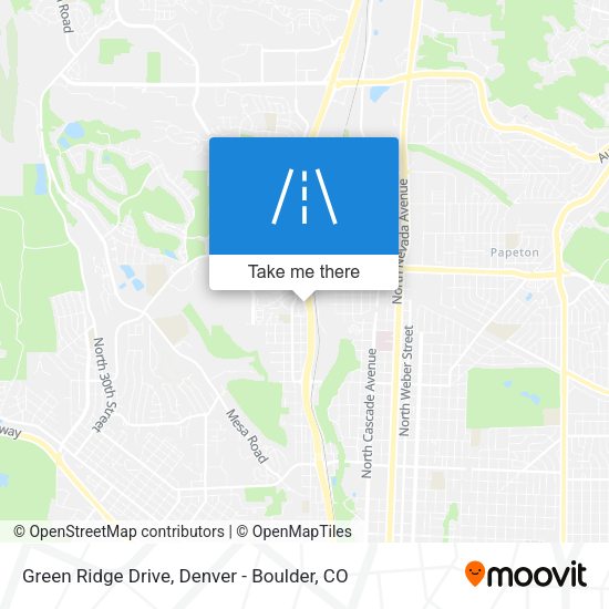 Green Ridge Drive map