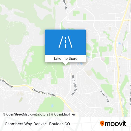 Chambers Way map