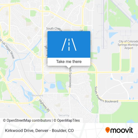 Mapa de Kirkwood Drive