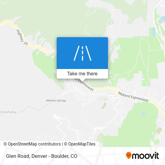 Mapa de Glen Road