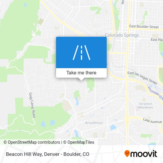 Beacon Hill Way map