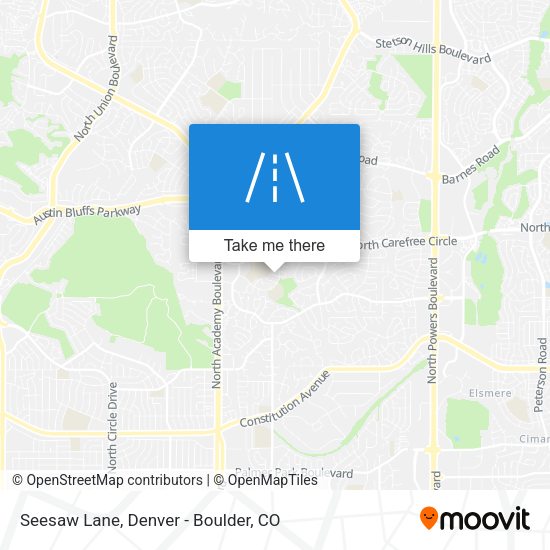 Mapa de Seesaw Lane