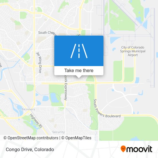 Mapa de Congo Drive