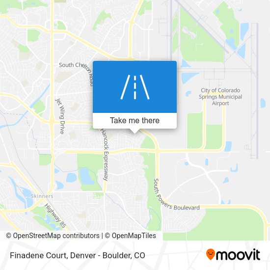 Finadene Court map