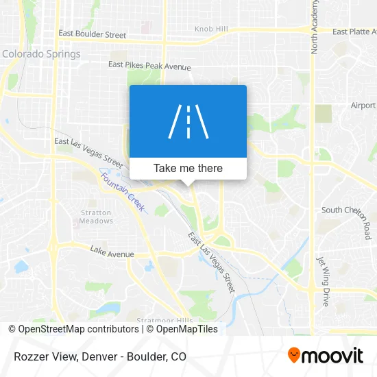 Rozzer View map