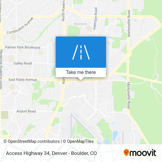 Access Highway 34 map