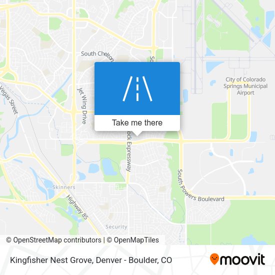 Kingfisher Nest Grove map