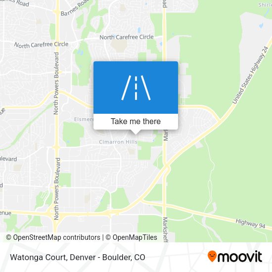 Watonga Court map