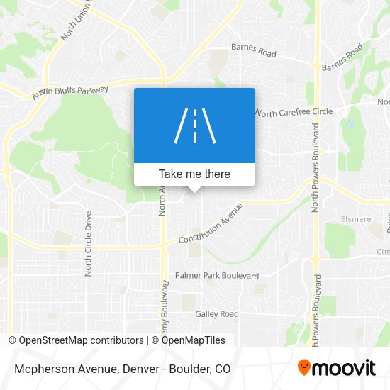 Mcpherson Avenue map