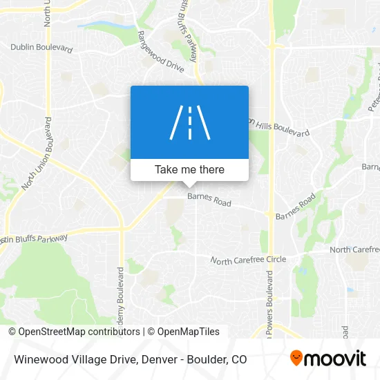 Winewood Village Drive map