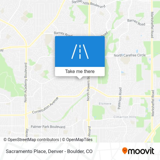 Sacramento Place map