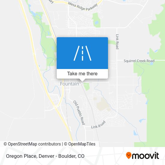 Oregon Place map