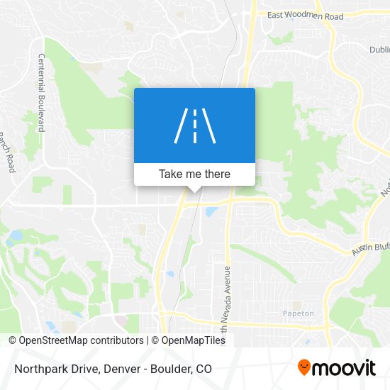 Northpark Drive map