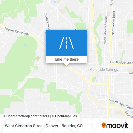 Mapa de West Cimarron Street