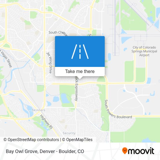 Bay Owl Grove map