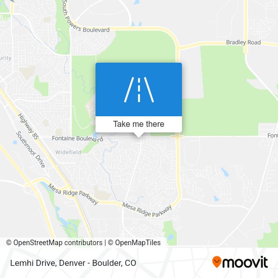Lemhi Drive map
