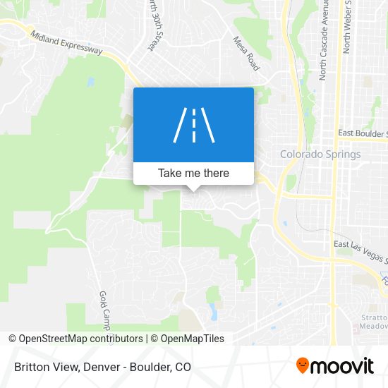 Britton View map