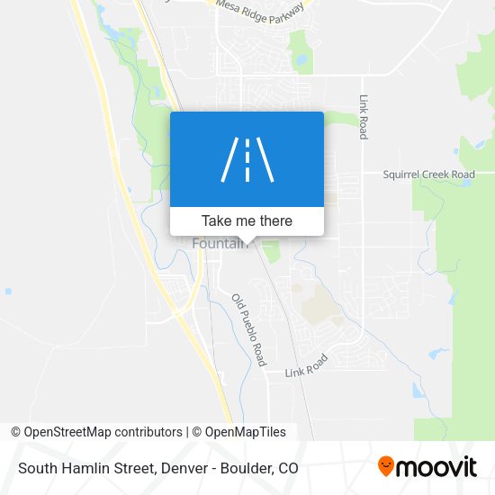 South Hamlin Street map