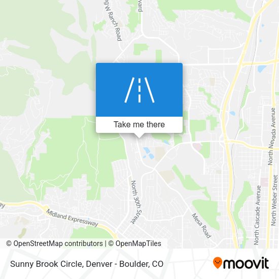 Sunny Brook Circle map