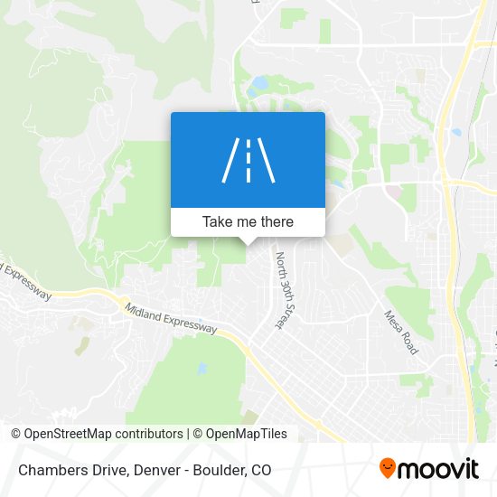 Chambers Drive map