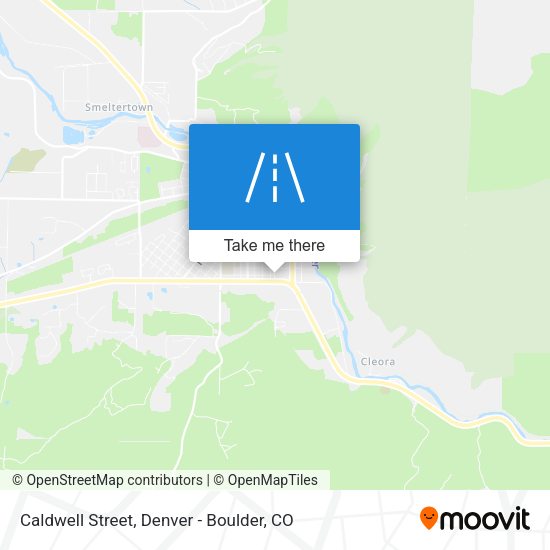 Mapa de Caldwell Street