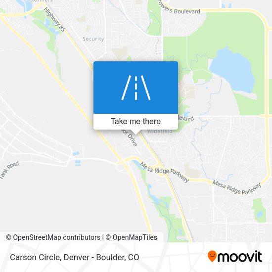 Mapa de Carson Circle