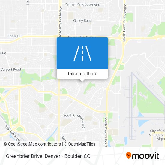 Greenbrier Drive map