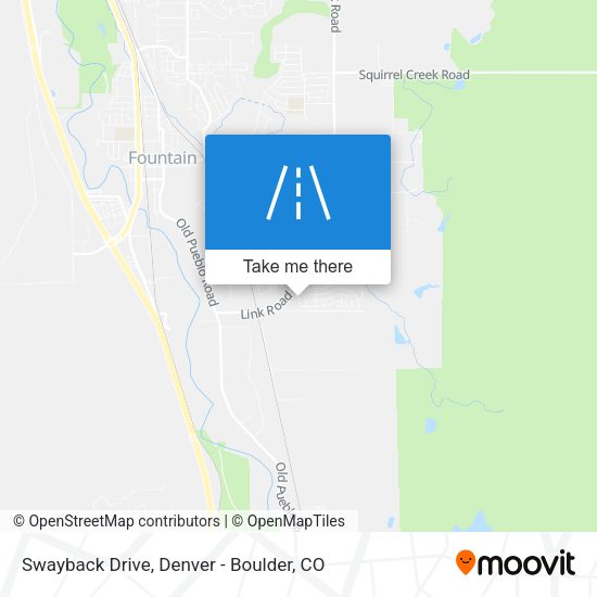 Mapa de Swayback Drive