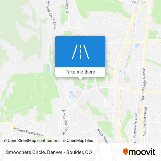 Mapa de Smoochers Circle